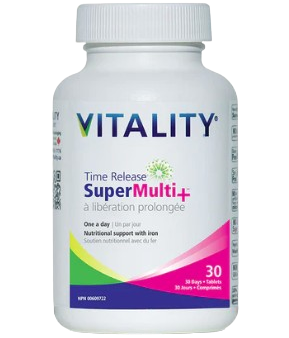 Vitality Products - Time Release Super Multi+, 30 Tablets on Sale