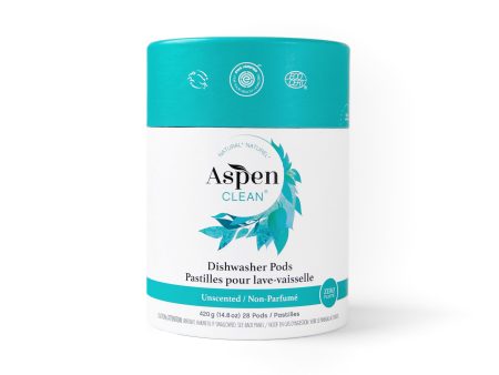 AspenClean - Dishwasher Pods Unscented, 420 g Online