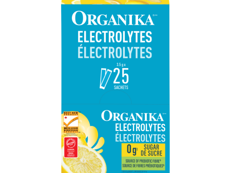 Organika - Electrolytes - Lemon, 25x3.5 g Online now