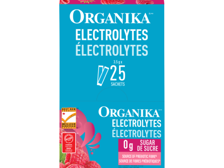 Organika - Electrolytes - Raspberry, 25x3.5 g Cheap