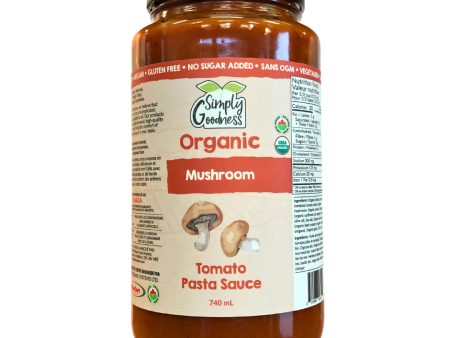 Simply Goodness - Pasta Sauce - Mushroom, 740 mL Hot on Sale