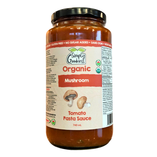 Simply Goodness - Pasta Sauce - Mushroom, 740 mL Hot on Sale