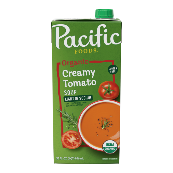 Pacific Foods - Organic Light Sodium Creamy Tomato Soup, 1 L For Cheap