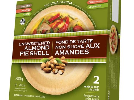 Piccola Cucina - Unsweetened 8  Almond Pie Shells, 280g Discount