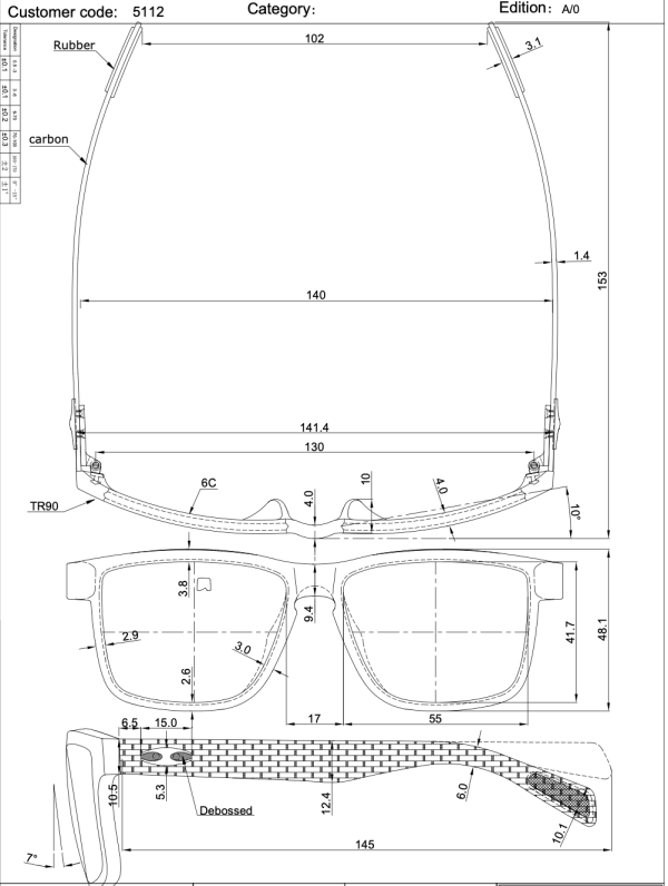 Moto CF White Prescription (Large) on Sale