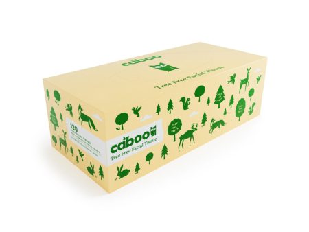 Caboo - Bamboo Facial Tissue 3 Ply Flat, 120 Count Online now