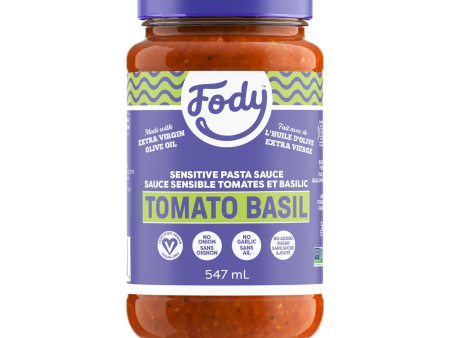 Fody Food Co - Premium Tomato Basil Sauce, 547 mL Supply