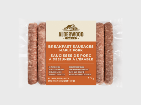 Alderwood - Breakfast Sausages Maple Pork, 375 g For Discount