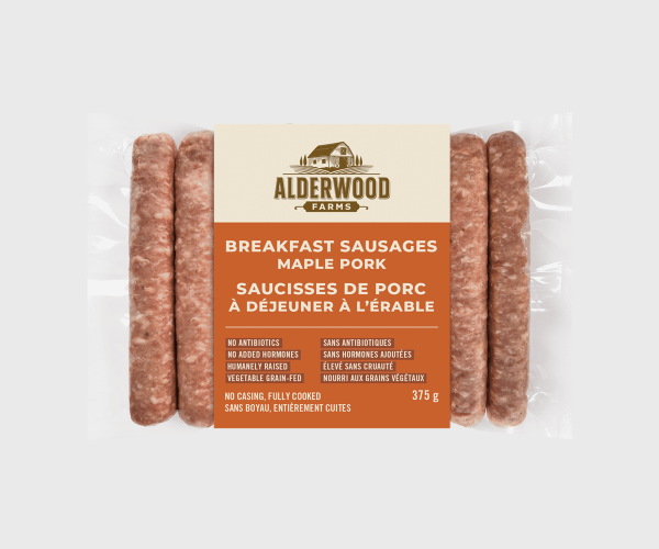 Alderwood - Breakfast Sausages Maple Pork, 375 g For Discount