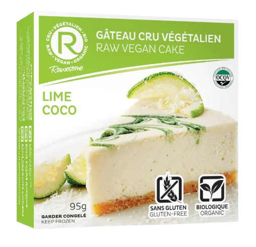 Rawesome - Lime Coco - Raw Vegan Gluten Free Cake, 95 g Fashion