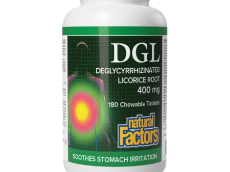 Natural Factors - DGL Licorice Root 400 mg, 180 Chewables Online