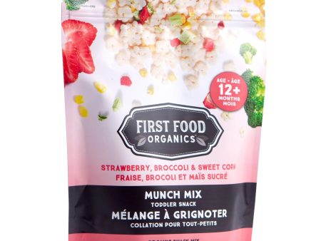 First Food Organics - Munch Mix - Strawberry Broccoli & Sweet Corn, 42 g Fashion