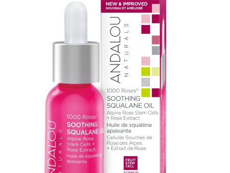 Andalou Naturals - 1000 Roses Soothing Squalane Oil, 30 mL Supply