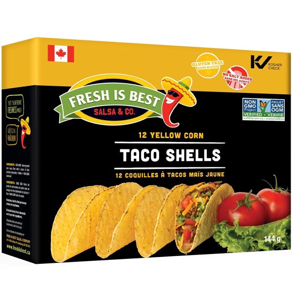 Fresh Is Best - Yellow Taco Shells, 144 g Sale