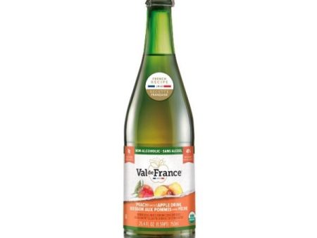 Val De France - Sparkling Apple Peach Juice, 750 mL For Sale