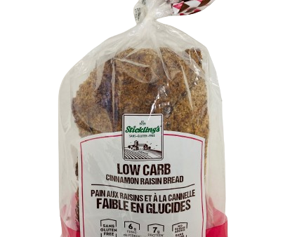 Stickling s Bakery Ltd - Low Carb Bread - Cinnamon Raisin, 550 g For Discount