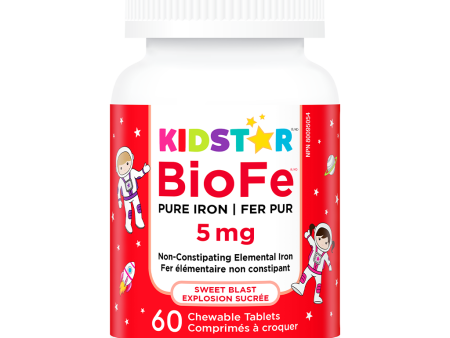 KidStar Nutrients - BioFe Pure Iron Sweet Blast 5 mg, 60 Chewables on Sale