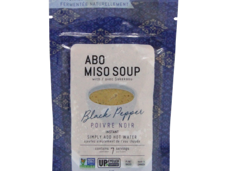 Abokichi - Miso Soup - Black Pepper, 140 g Online now