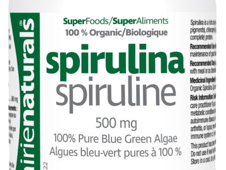 Prairie Naturals - Organic Spirulina Tablets, 180 Tabs For Discount