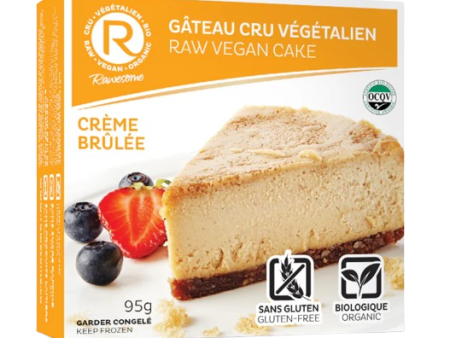 Rawesome - Crème Brûlée - Raw Vegan Gluten Free Cake, 95 g Supply