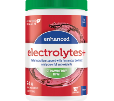 Genuine Health - Electrolytes+ Strawberry Kiwi, 94 g For Cheap