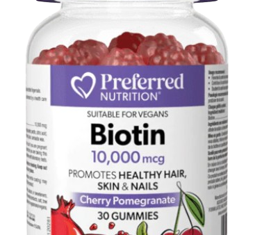 Preferred Nutrition - Biotin 10000 mcg, 30 Gummies Online