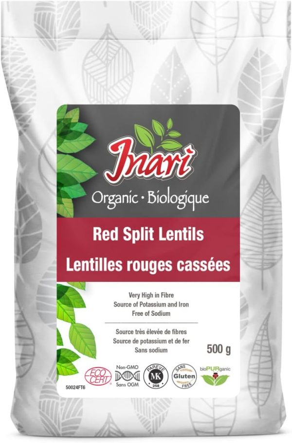 Inari Foods - Red Split Lentils, 500 g Supply