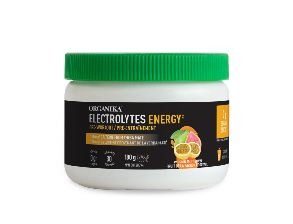 Organika - Electrolyte Energy Passion Guava, 180 g Hot on Sale