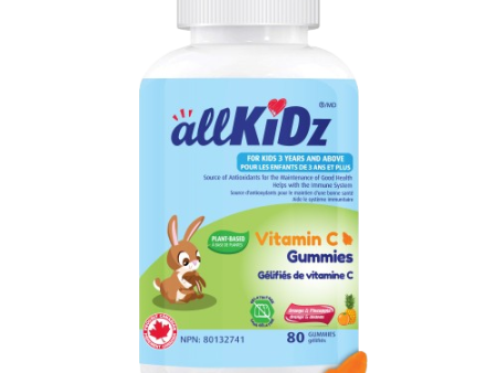 Allkidz - Vitamin C Gummies, 80 Count Online Sale