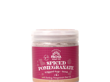 Pacha Soap - Whipped Soap & Scrub Spiced Pomegranate, 227 g Fashion