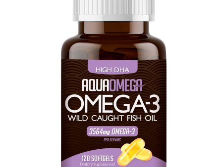 AquaOmega - High DHA Omega-3, 120SG Hot on Sale