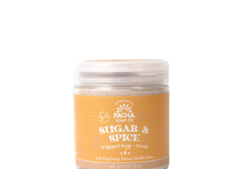 Pacha Soap - Whipped Soap & Scrub Sugar Spice, 227 g Online Hot Sale