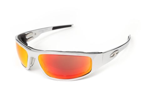 “Bagger” Chrome Prescription Motorcycle Glasses (Smooth) For Discount