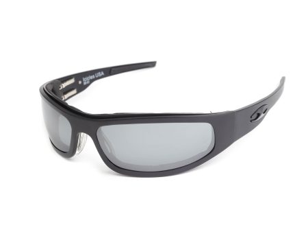 Baby Bagger Black Prescription Motorcycle Glasses (Smooth) For Sale